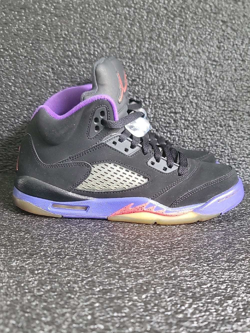 Nike Air Jordan 5 'Raptors' "Ember Glow/Fierce Purple" Wmns 8 Great Condition - Picture 4 of 13